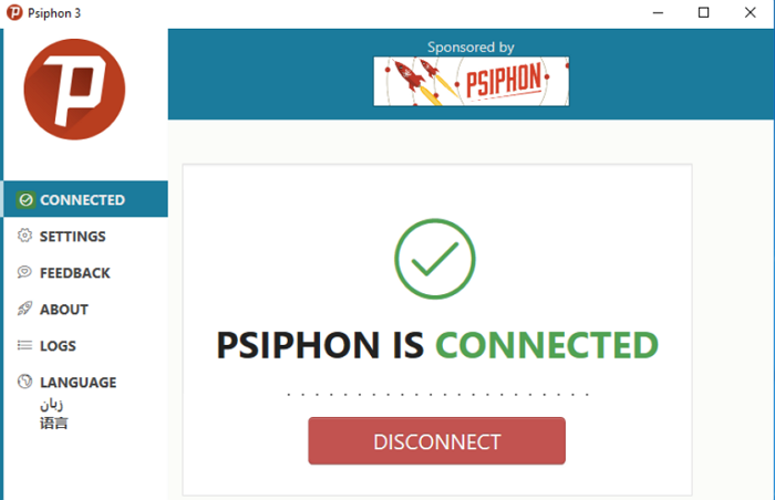 Psiphon VPN de código abierto