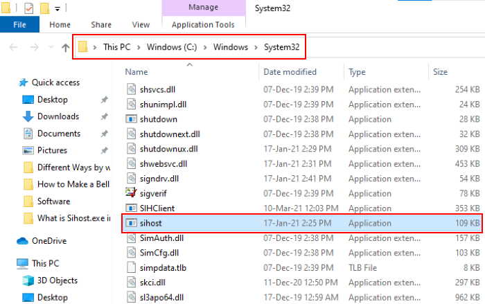 Proceso Sihost.exe en Windows 10_5